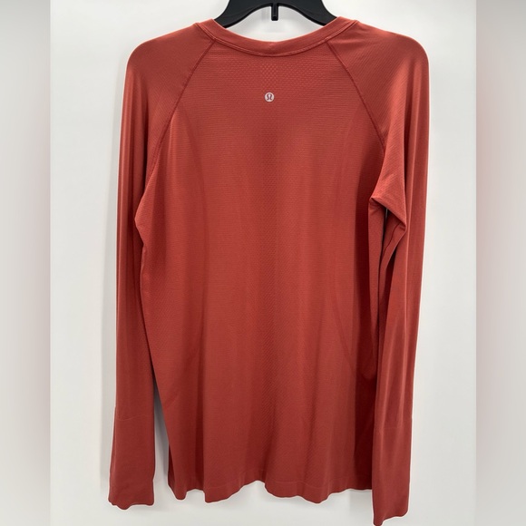 Lululemon Swiftly Tech Long Sleeve Shirt 2.0 Size 14 Soft Cranberry - Picture 2 of 4